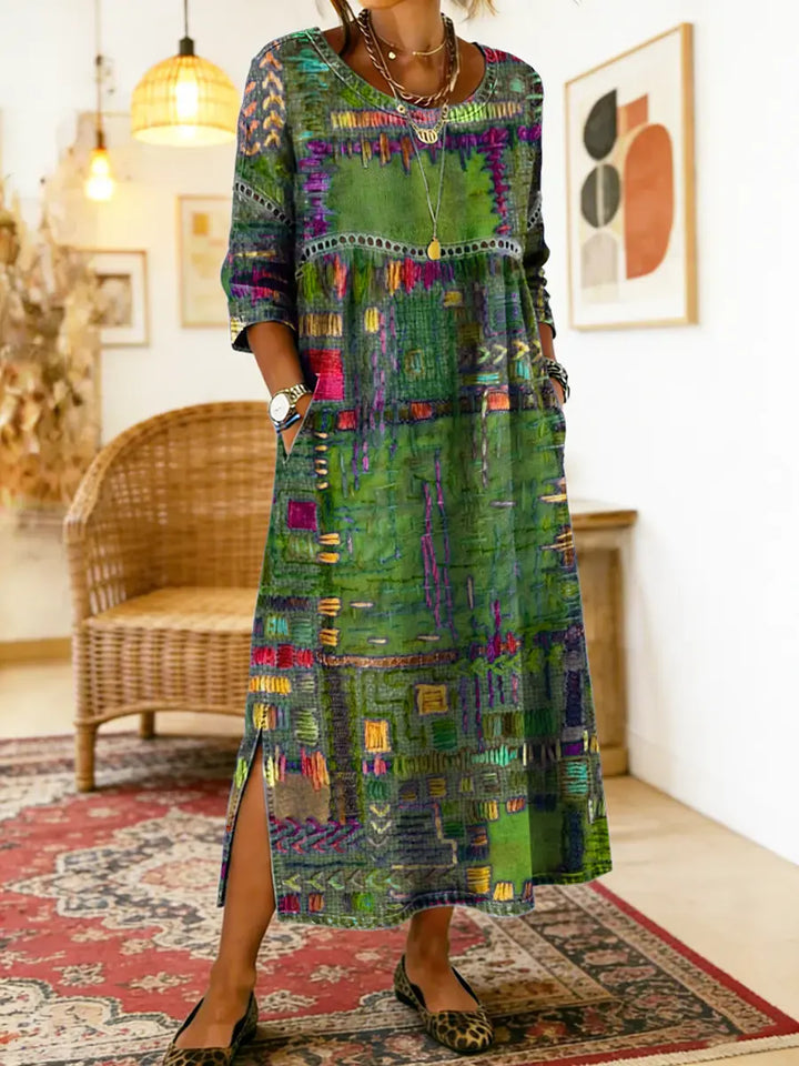 Matilde | Ethnic Patchwork Dress