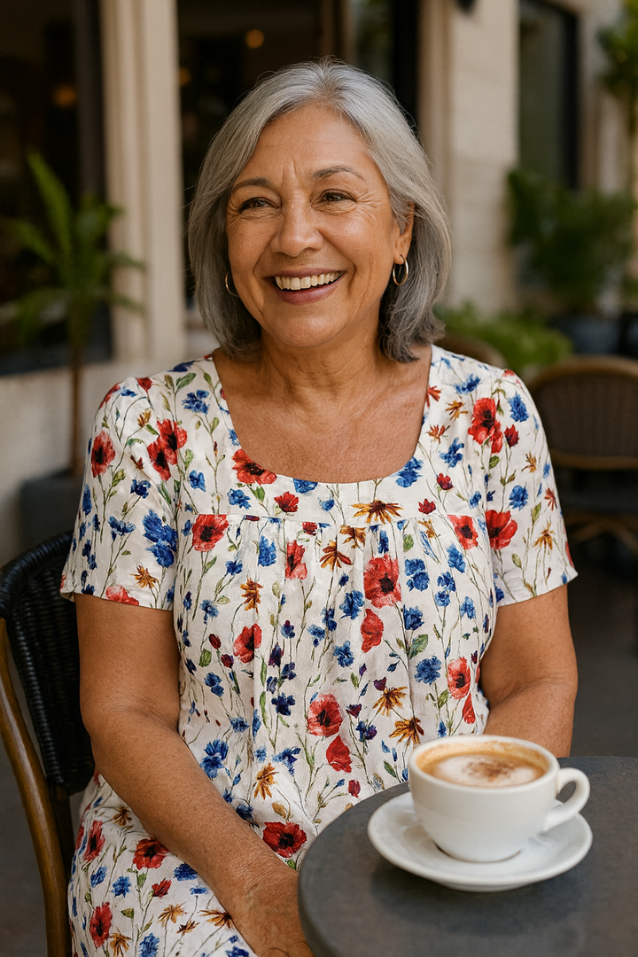 Liviayrose | Elegant Flow –Tummy-friendly design Dress