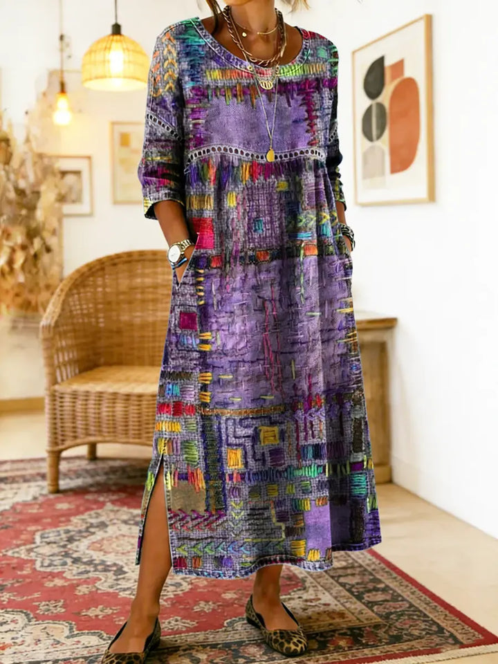 Matilde | Ethnic Patchwork Dress